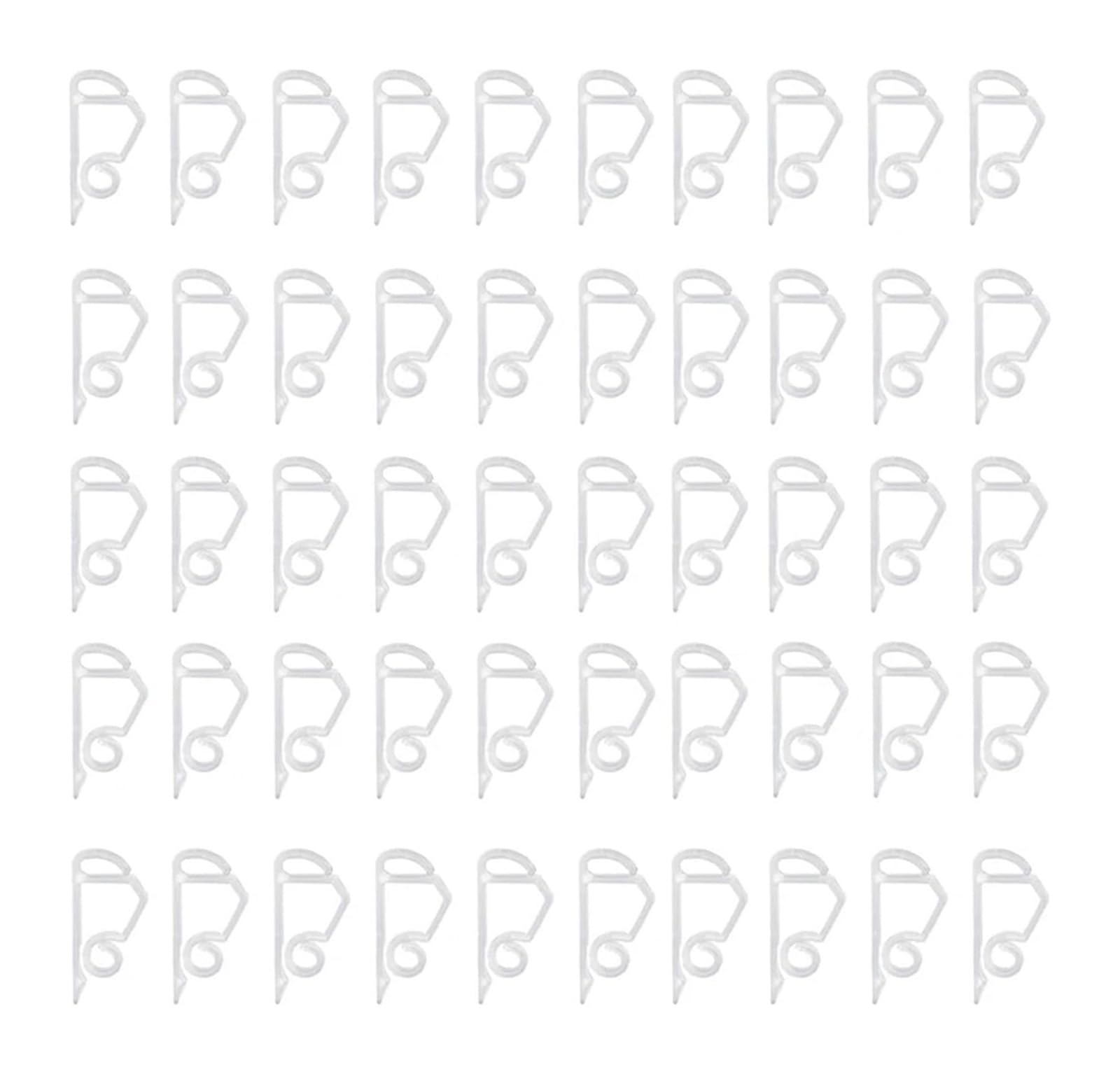 DQZRTUECA Gutter Hooks Outdoor Light Hook String Clips Wire Clamp for Holiday Decor(50pc White)