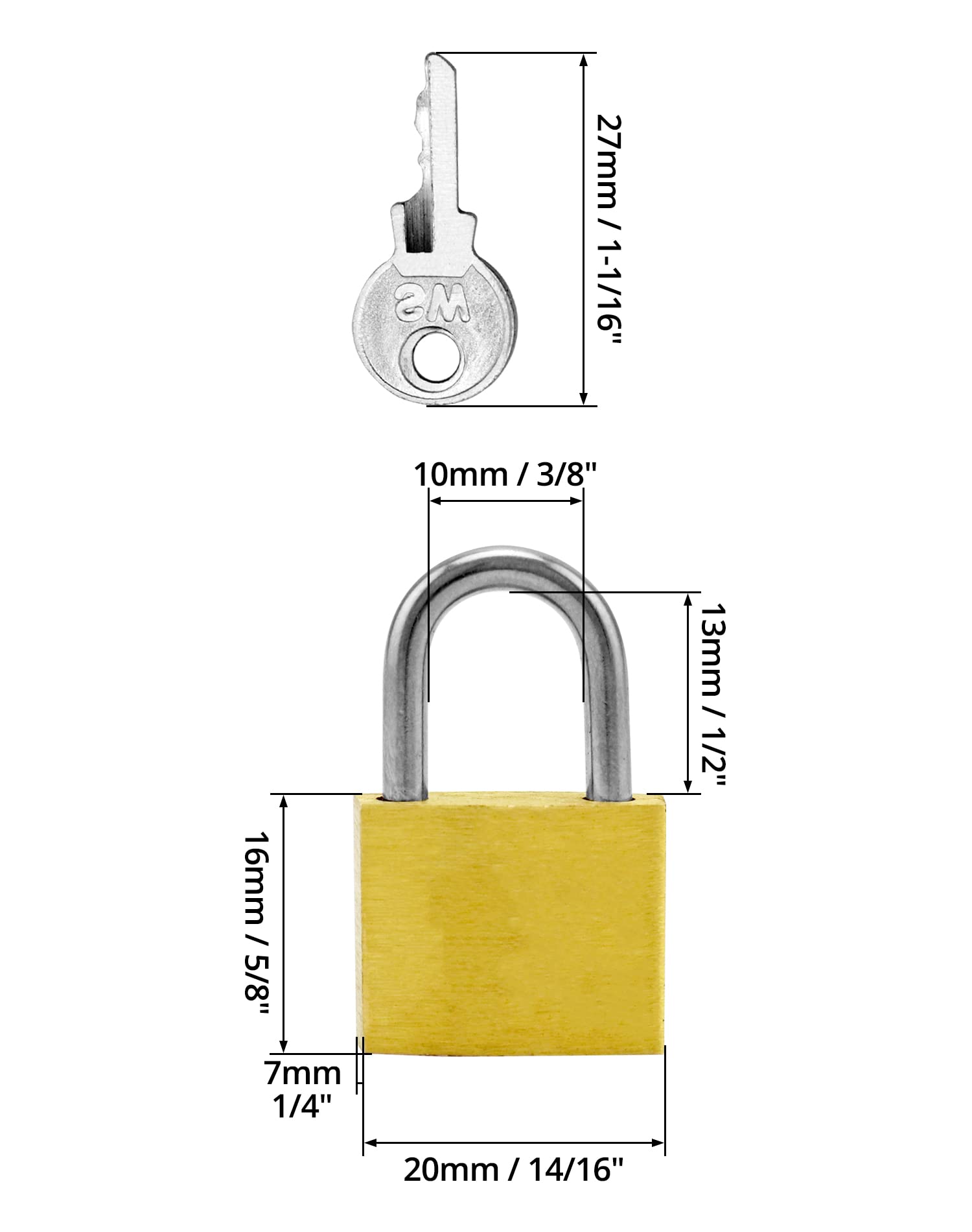 3-stelliges Zahlenschloss - Sicherheitsvorhängeschloss Für Koffer & Spinde