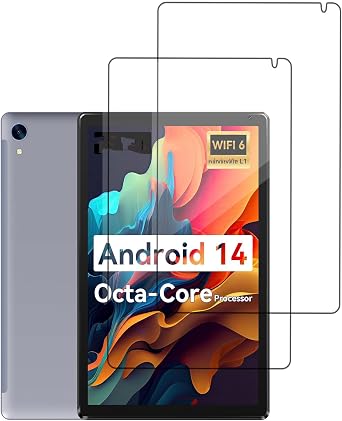 [2 Packl Screen Protector for Urao 2024 Tempered Glass Film, Compatible with Urao C107 10.1" Android Tablet Anti-Scratch Sensitive Dropproof screenProtector
