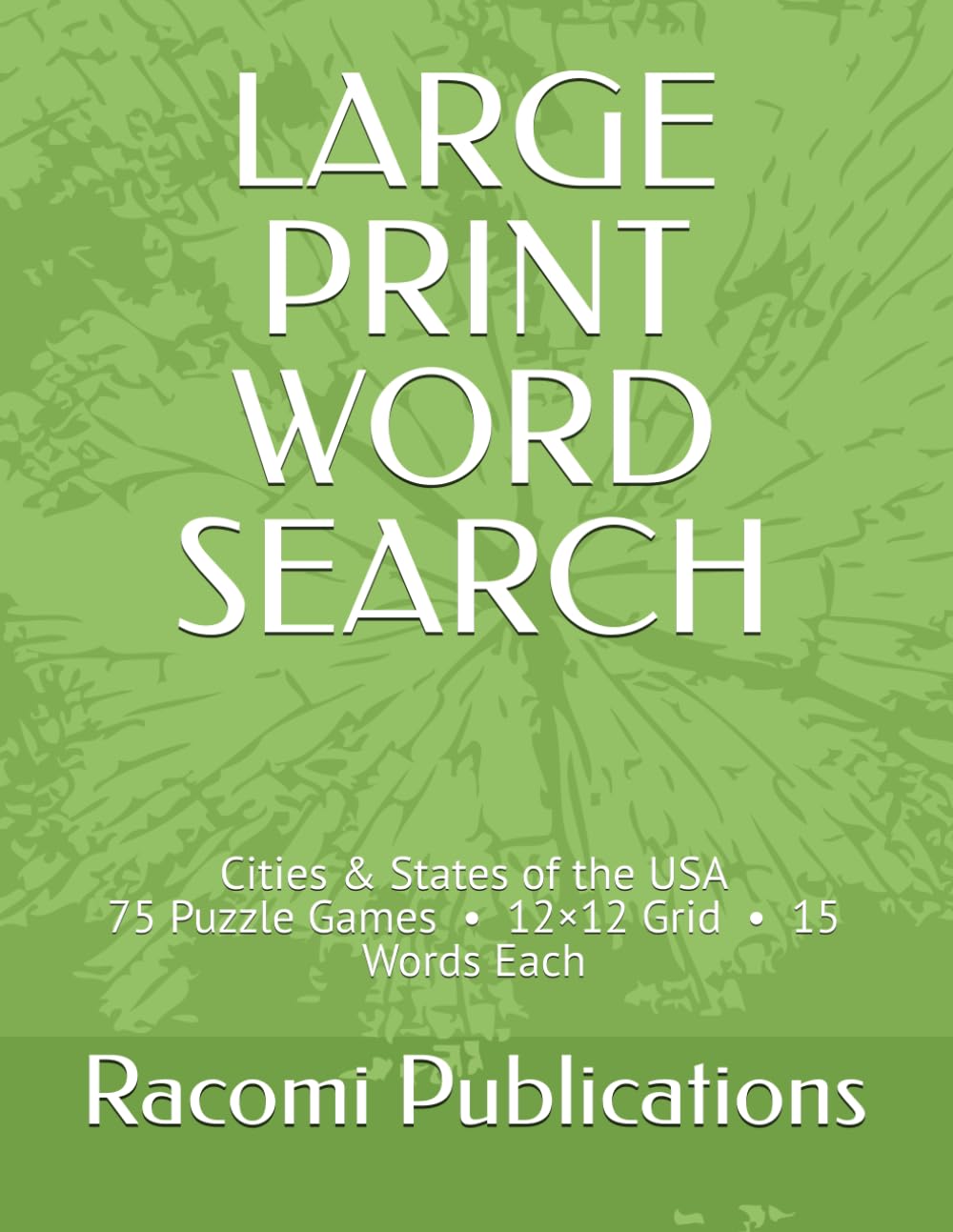 LARGE PRINT WORD SEARCH: Cities & States of the USA