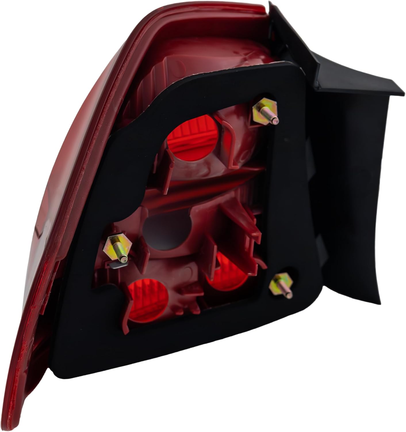 Evan-Fischer Tail Light Lens and Housing Compatible with 2006-2008 BMW 323i Outer Sedan Passenger Side