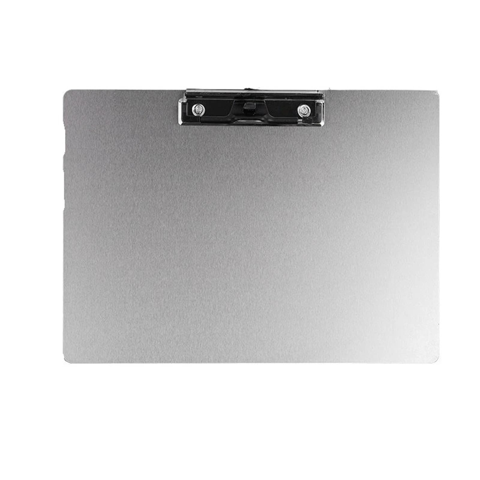 Hartplatten Klemmbrett Zwischenablage, Edelstahl, Schreibblock, Ordner, Papier, Bürobedarf, Organizer, Dokumentenblock, Papierhalter, Menü-Clip für loses Papier und Bürobedarf(Type 1-44x32cm)