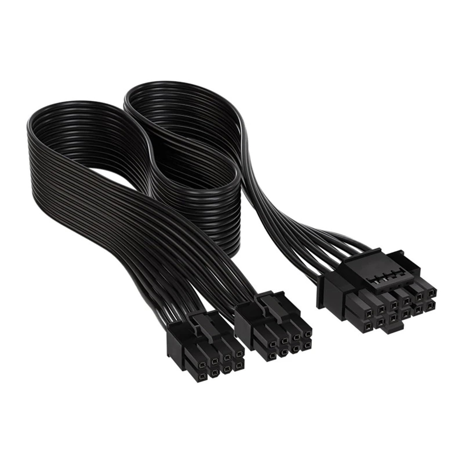 Generico Cavo nero doppio da 8 pin a 12+4 12VHPWR 16 AWG