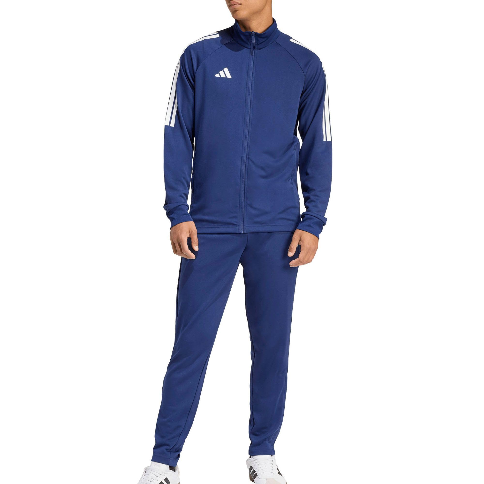 adidas Men's Climacool Sereno Cut 3-Stripes Track_Suit, dark blue, M