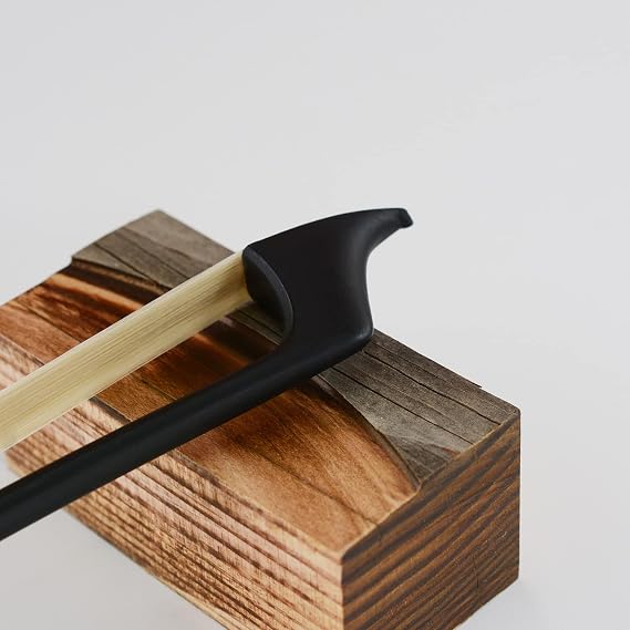 Carbon Fiber Cello Bow Natural Horsehair Unique Design with Ebony Fleur-de-Lis Frog