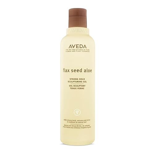 Aveda Gel escultor de aloe de semillas de lino | Gel de aloe orgánico y semillas de lino | para cabello medio a grueso, 8.5 onzas líquidas