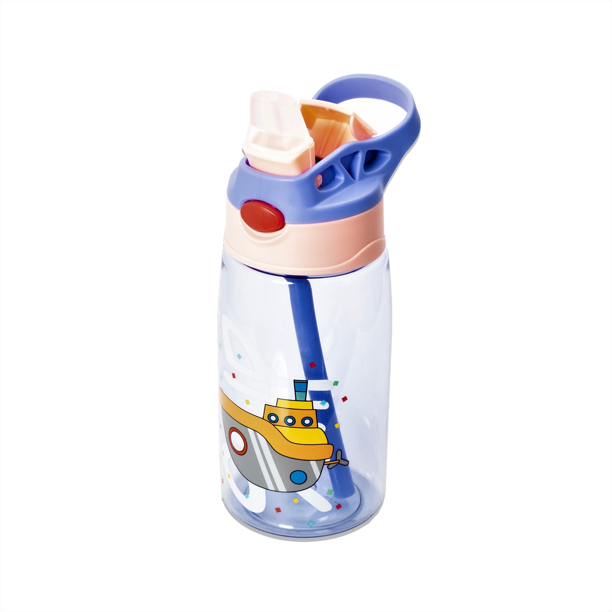 Fringoo - Borraccia Per Bambini Con Cannuccia, 100% A Prova Di Perdite, Senza BPA, 600 Ml, Per - Foto 6