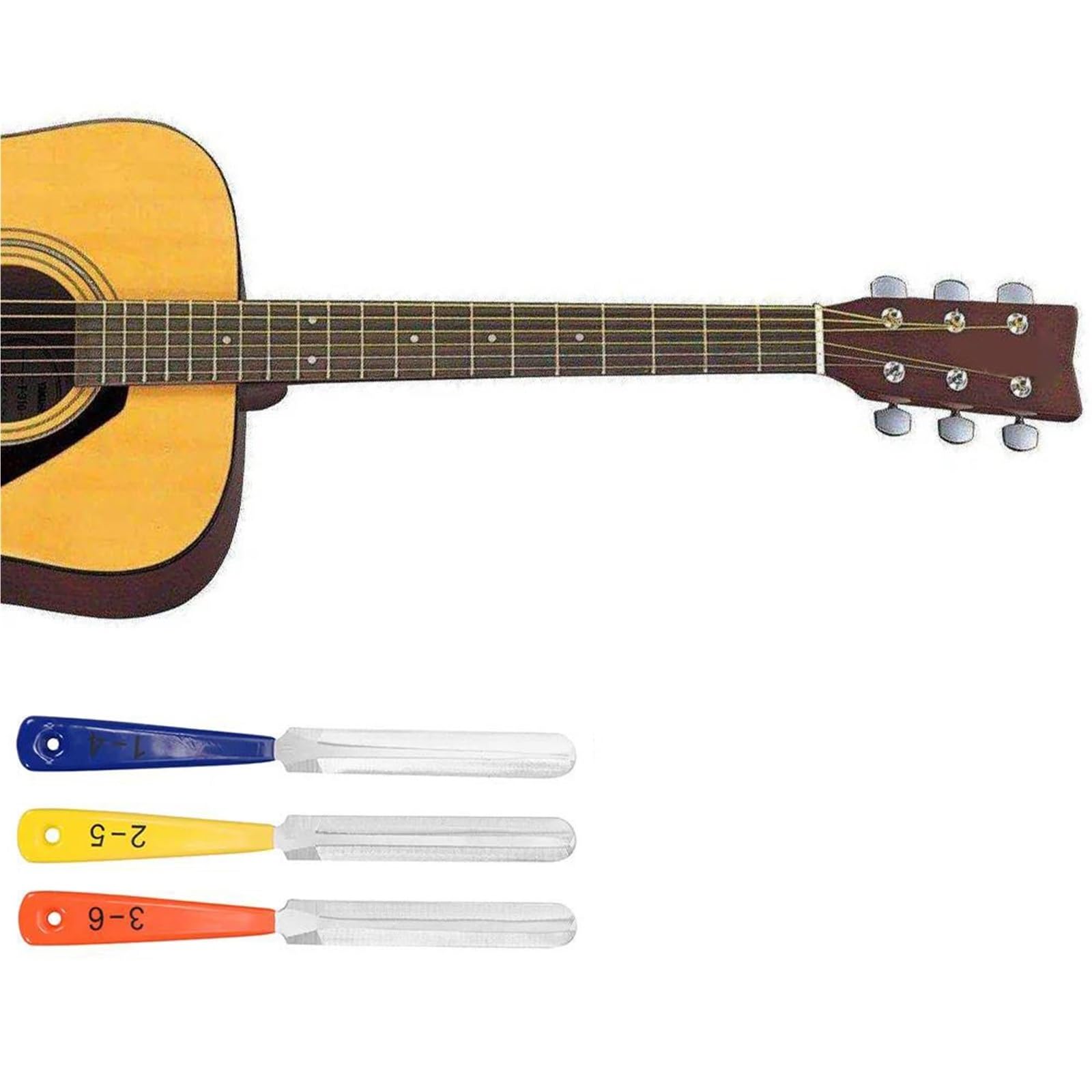 Zestaw Pilników Do Nakrętek Gitarowych Profesjonalne Narzędzie Szlifowania Rowków Na Nakrętkach Dla Lutników