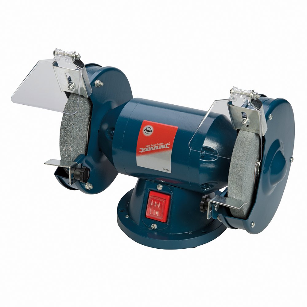 Silverline Silverstorm 263524 - 200W 150Mm (6") Bench Grinder 230V