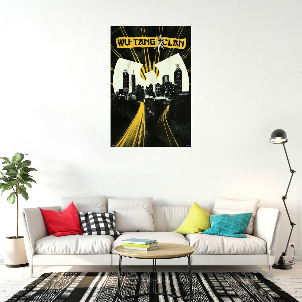 Amazon.com: Wu-Tang Clan - Music Poster (City Commute - Logo