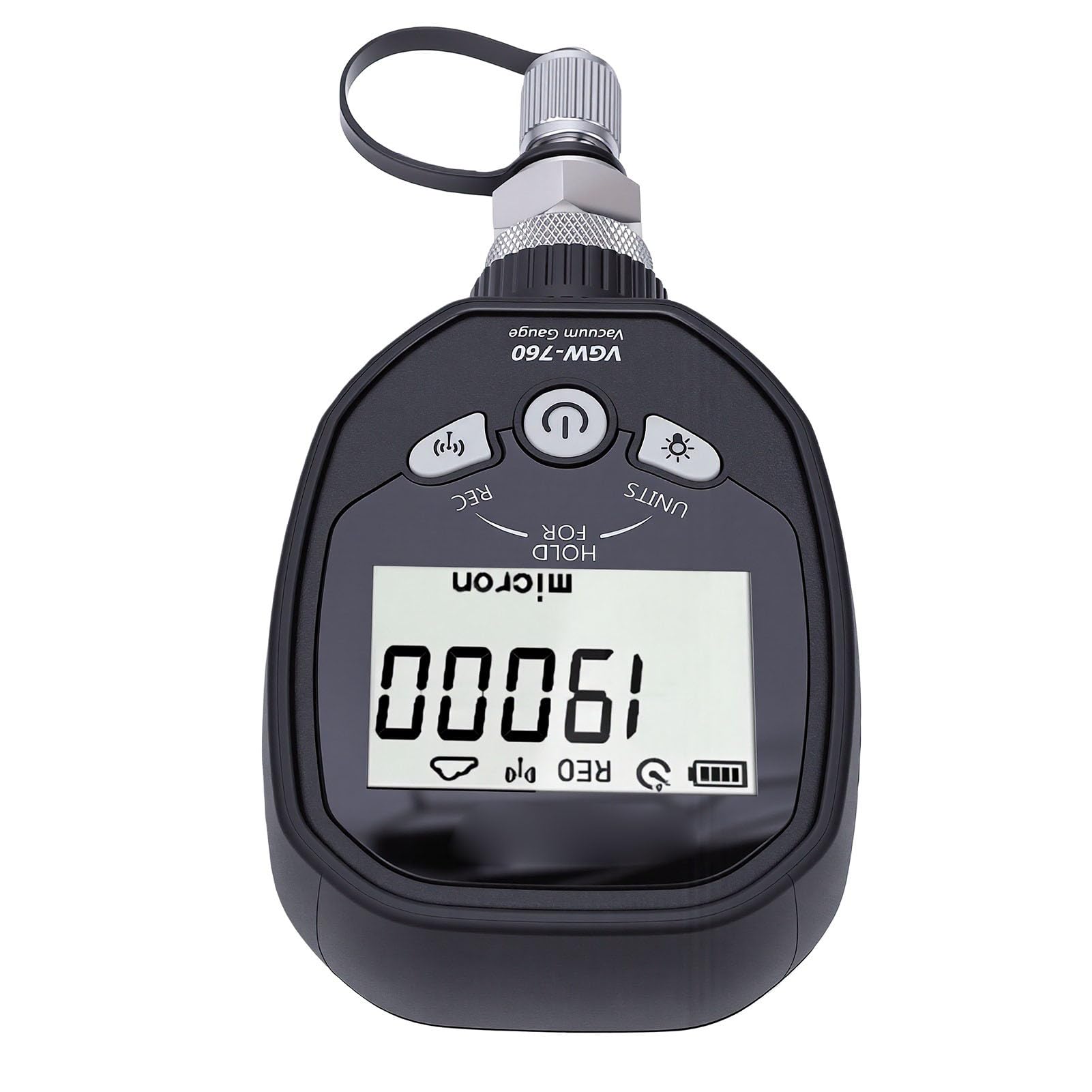 ViaGasaFamido Medidor de Vacío Digital Inalámbrico 0-19000 Micrones