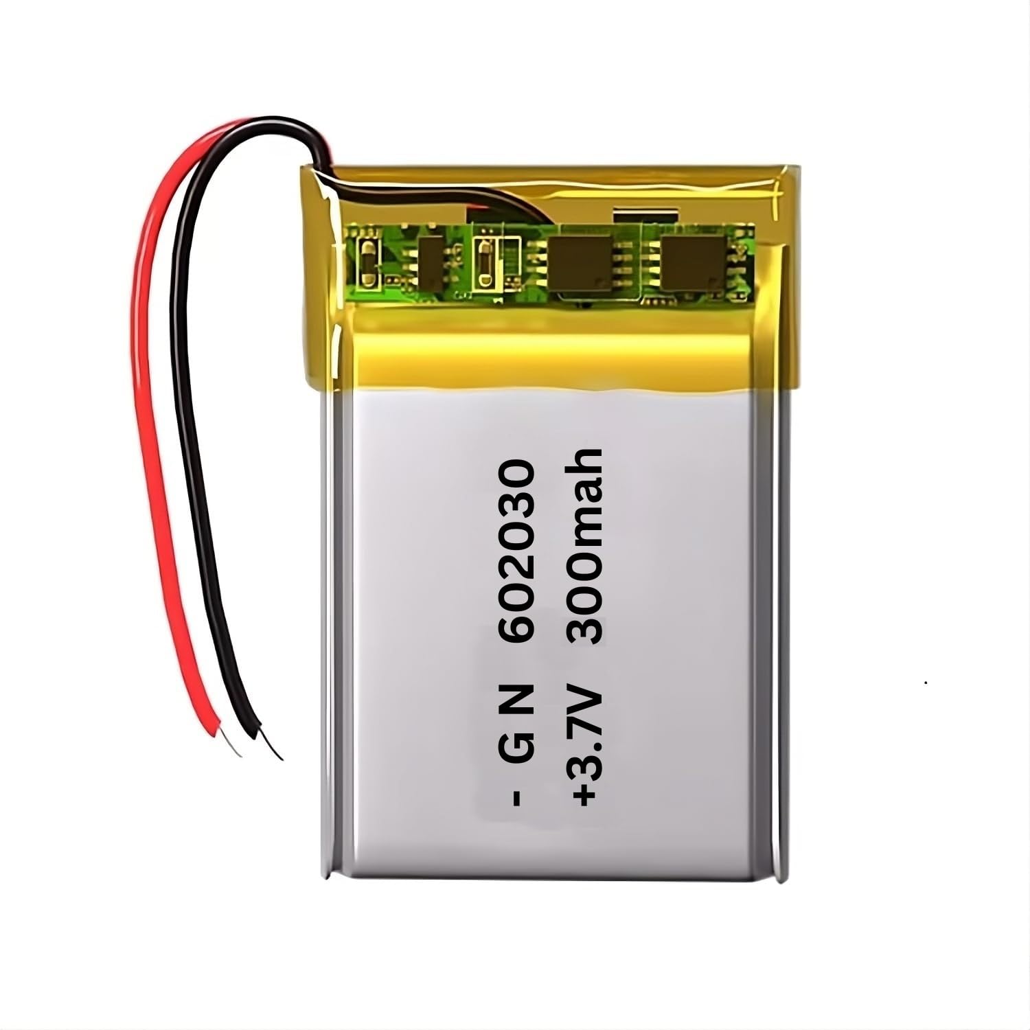 Rechargeable lipo Batteries 3.7V, 300 mAH for Bluetooth Speaker/Hands Free, Bluetooth Headphone, Toys, DIY, Robotics, 3.2 Cm X 2Cm X 0.6 Cm, [Pack of 1 Battery] (This Battery is not for Drone)