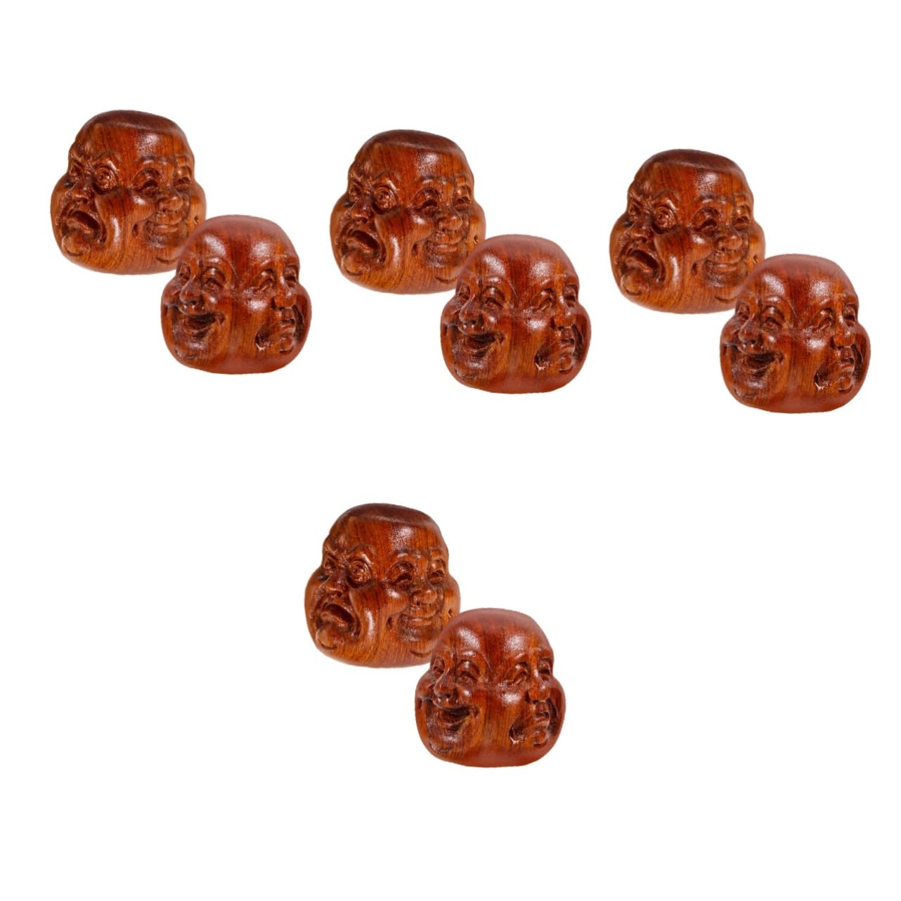 BESTYASH 4 Sätze Den Ball Drehen Massagebälle Für Handübungen Bequeme Handbälle Handmassage Fingertrainingsball Ball Für Die Hände Ausüben Tragbare Massagebälle Holz 2 Stück * 4