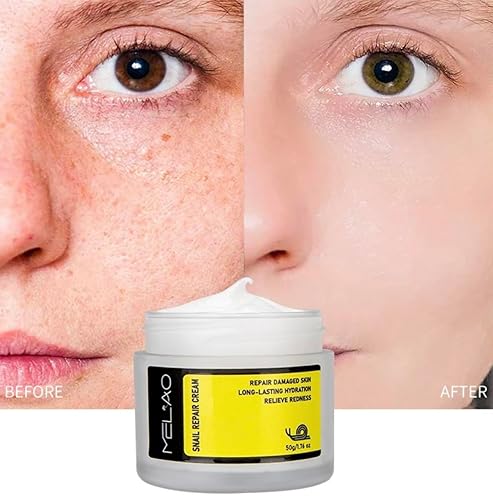 Miniatura 2 de Snail Mucin - Crema hidratante 92% para piel seca, piel sensible, sin parabenos, sin sulfatos, sin ftalatos, cuidado de la piel coreano, 1.76 onzas