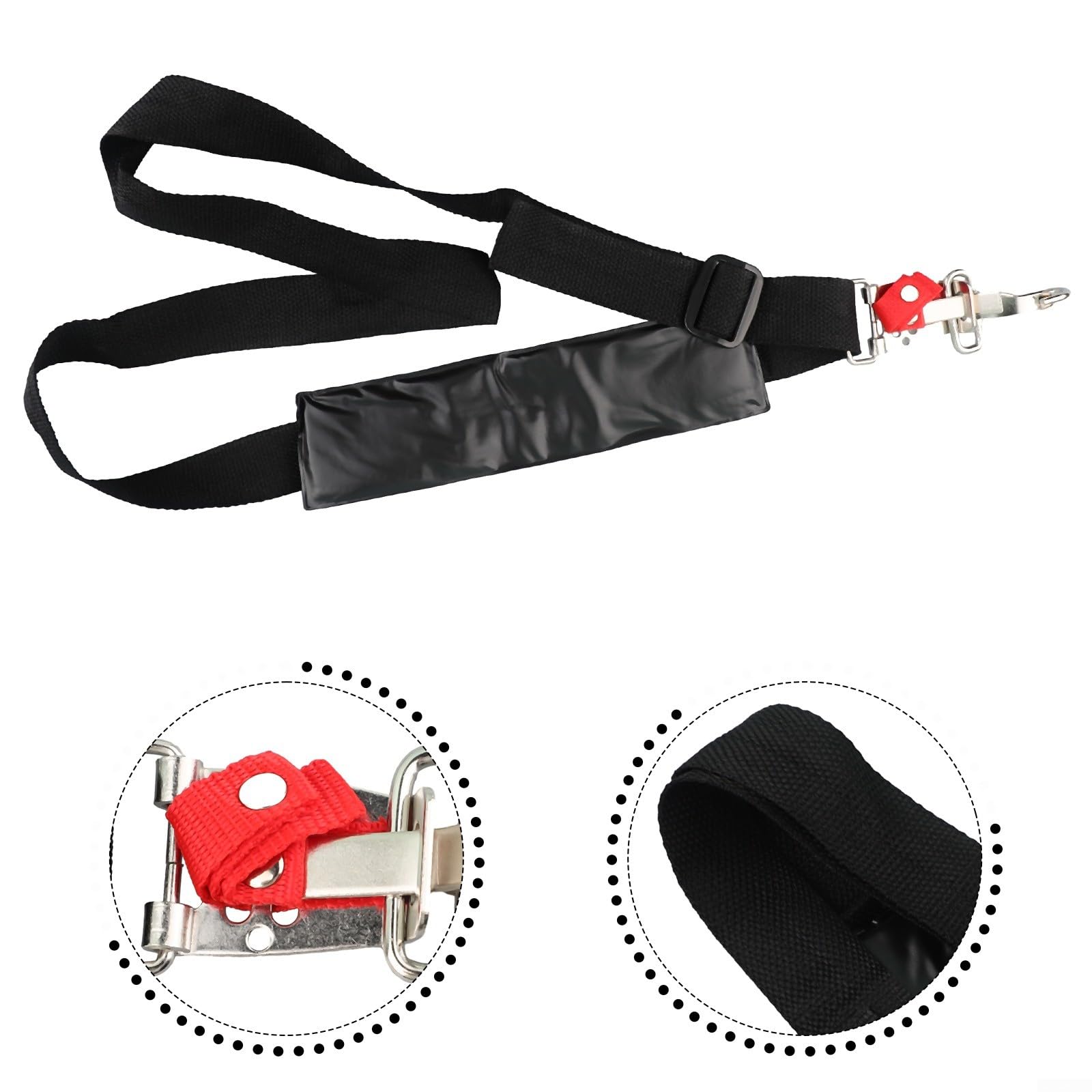 Correas de hombro ajustables, arnés único resistente, con hebilla de liberación rápida, para recortadora de hierba, accesorios de piezas de desbrozadora