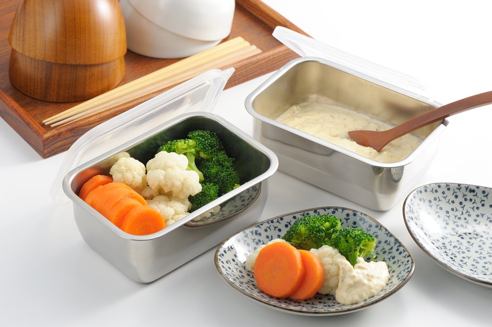 アレッシイ　ステンレス　保存容器　2個　美品 アレッシイ ステンレス 保存容器 2個 美品