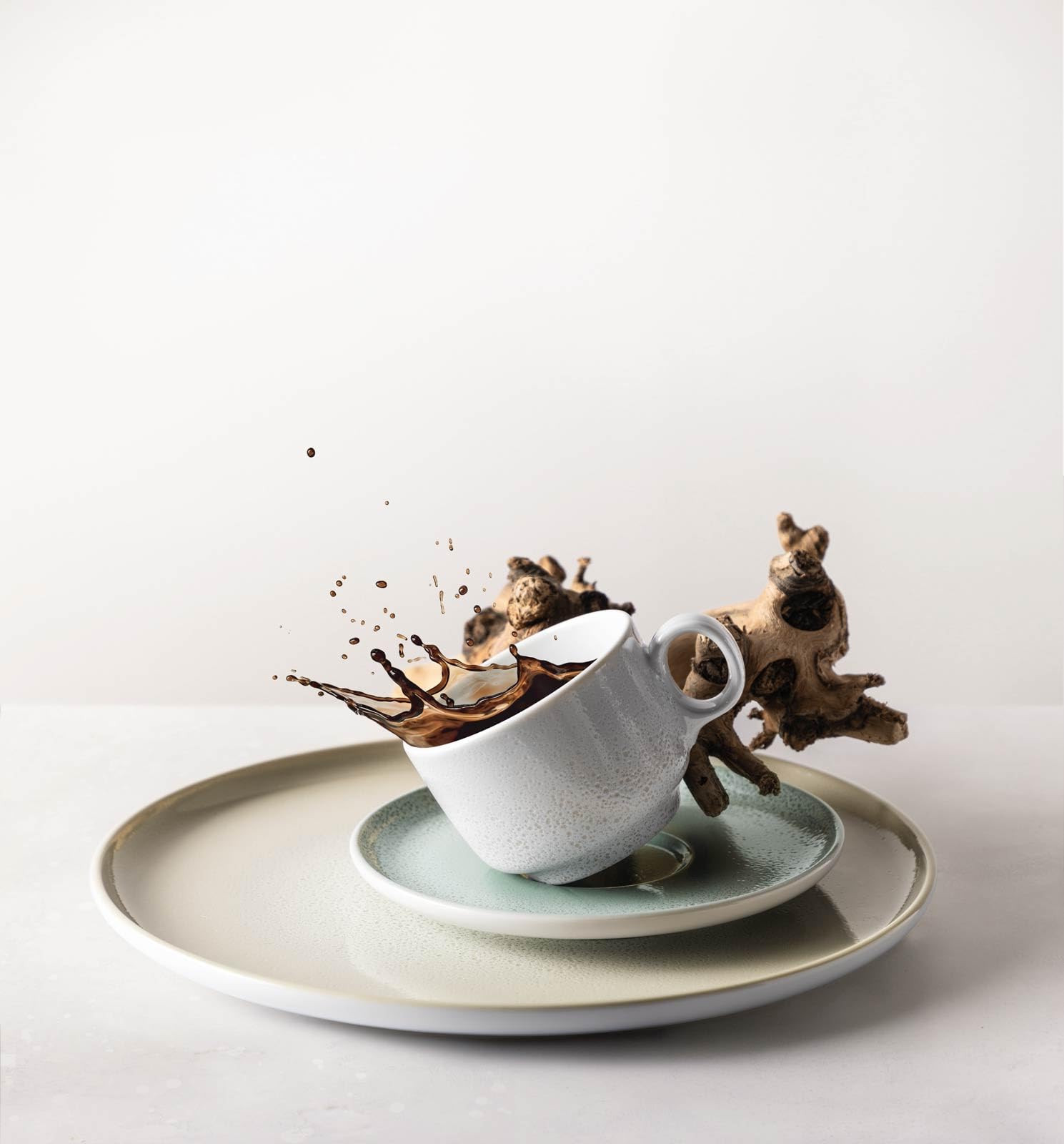 Seltmann Weiden Sento Home Espressotassen ohne Henkel 80 ml – 6er Set – Porzellan, Spülmaschinen- & mikrowellengeeignet – Mokkatassen in klassischem Weiß