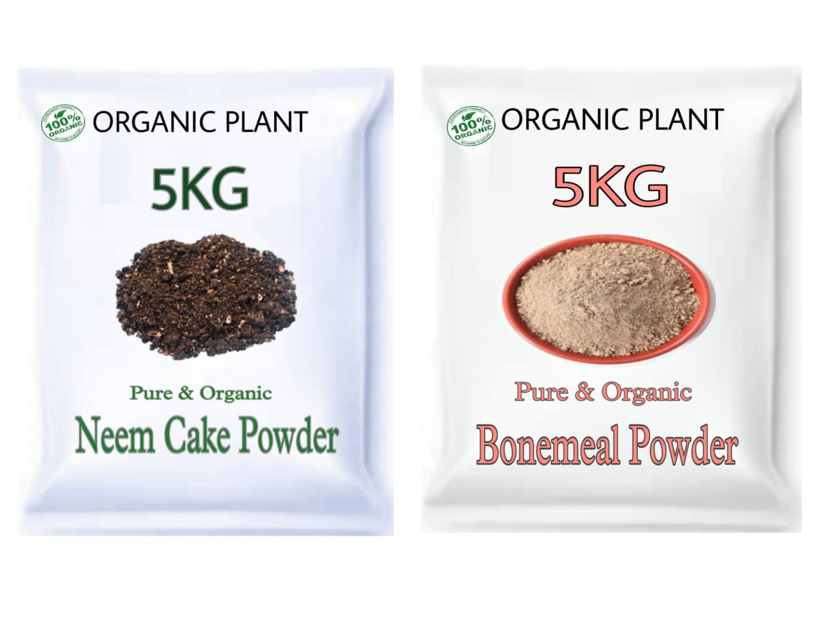Combo Pack of 2 Fertilizer Neem Cake/Neem Khali & Bone Meal Powder 100% Organic Natural Fertilizer for Plants (5Kg+5kg) (B0C5RRBWZF) Amazon Price History, Amazon Price Tracker