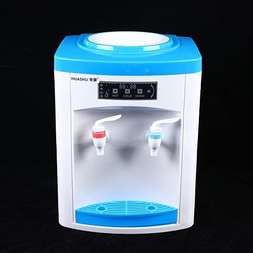 Miniatura 5 de Dispensador de agua de carga superior, mini dispensador de agua compacto, dispensador eléctrico de agua fría caliente de escritorio para oficina en