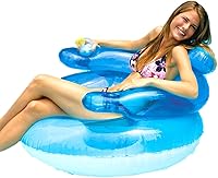 Vista 13 de Swimline Anillo de piscina de caballo con purpurina – Flotador inflable con diseño divertido para adultos y adolescentes – Anillo de vinilo duradero