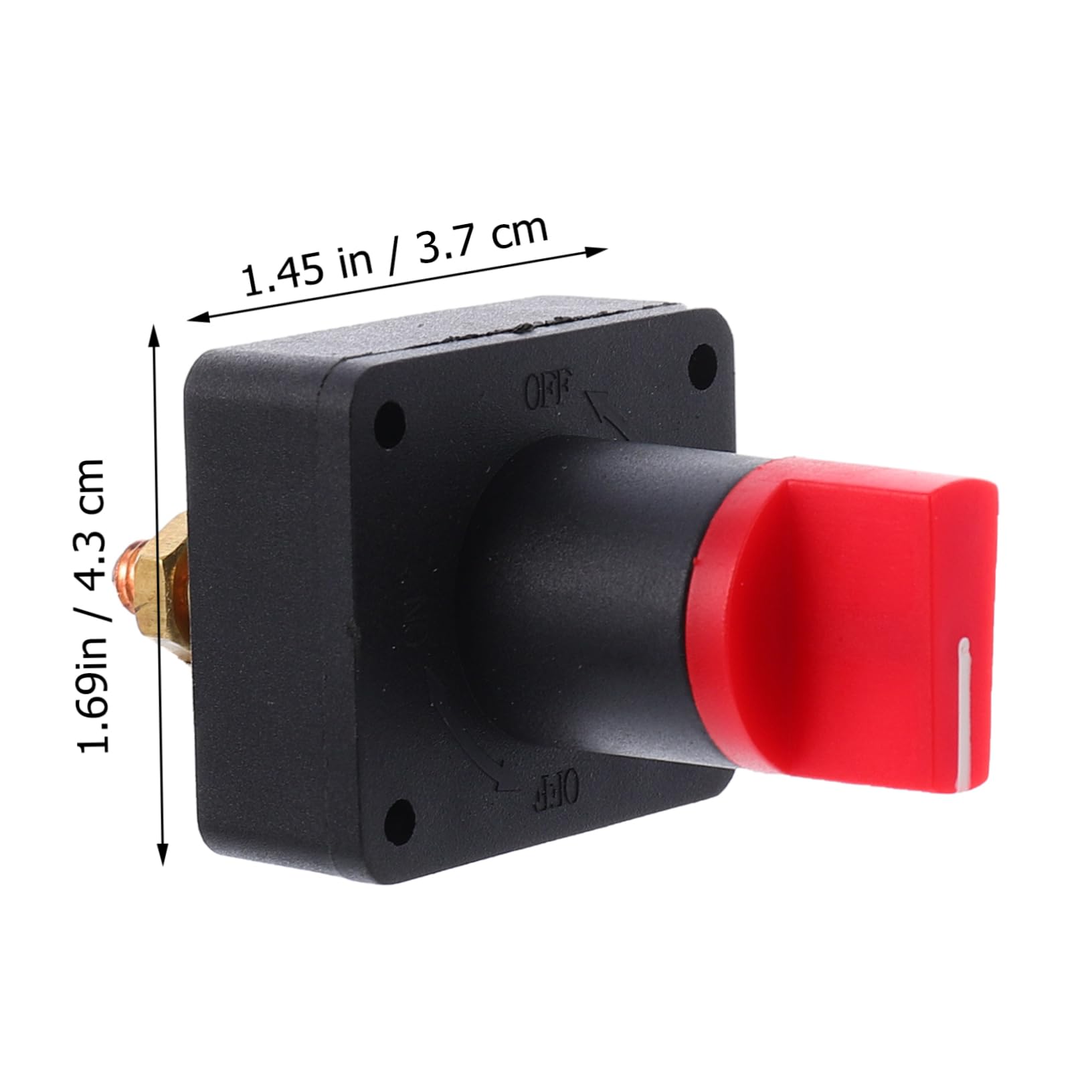 Holibanna 1Set Battery Disconnect Switch for Easy Installation Isolator Lightweight Cut Off Power for Vehicle Storage and Repair