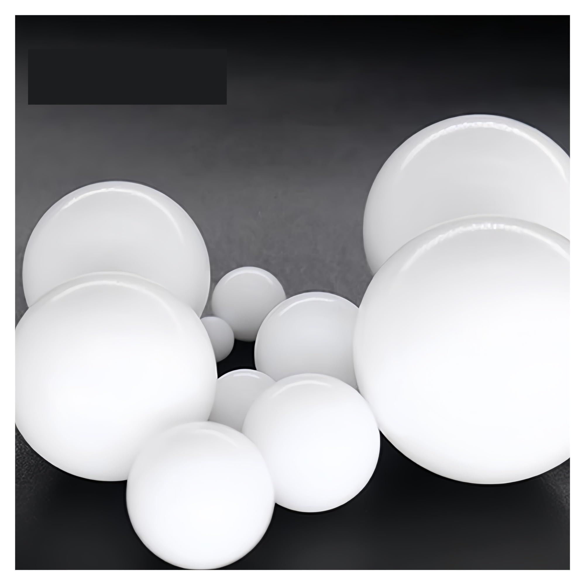 pneumatische Membranpumpe Kugel PTFE-Pumpenkugeln 3 mm bis 12,7 mm – Membrandichtungen und Schmierpackungen for Pumpen(12.7mm 10 pieces)