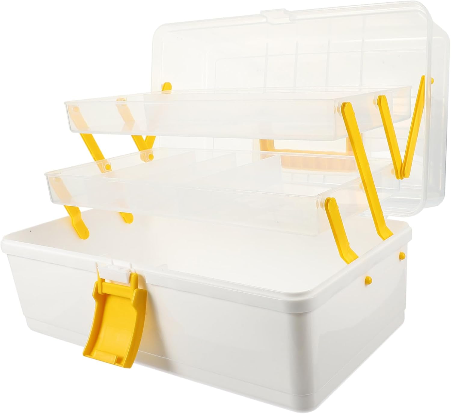 Multi-layer Hair Accessories Organizer Storage Box for Girls Durable Headdress Case for Hair Clips Jewelry Crafts and Items Versatile Makeup and Craft Supply Storage