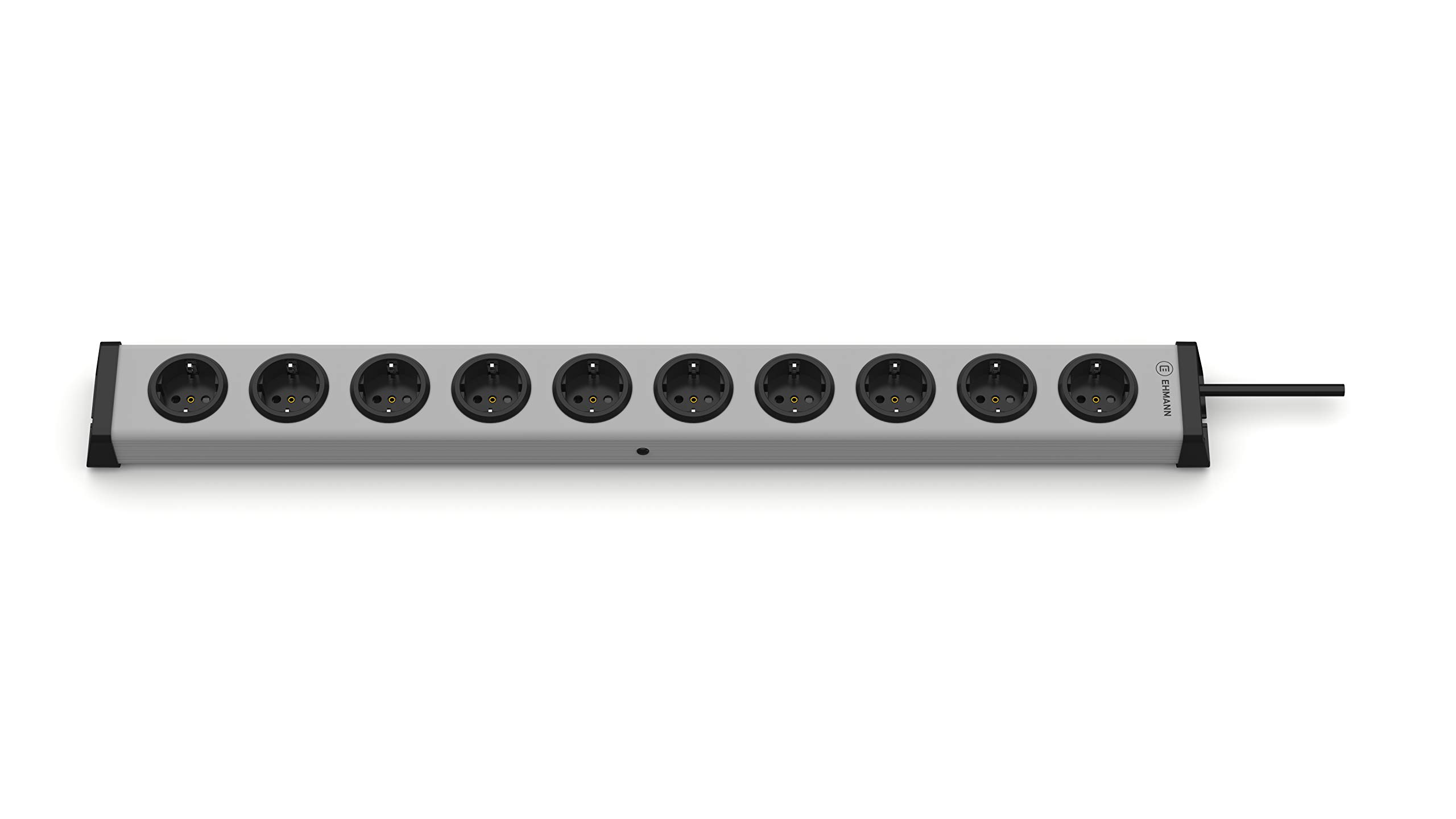 EHMANN 0200x00102301 Multiprise universelle 10 prises avec câble de 1,5 m