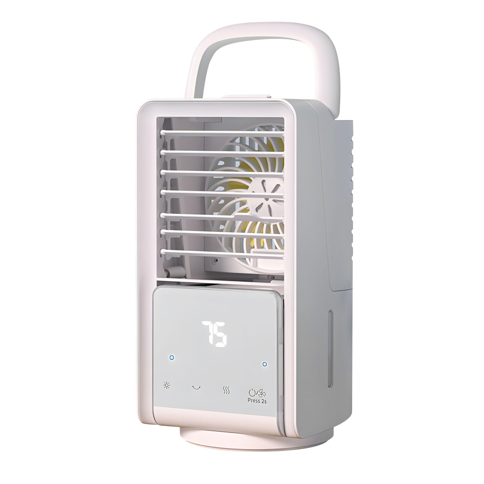 Area Efficient Desk Fan with Water Dispenser 3 Adjustable Speeds and Lightweight Design Quiet Oscillating Desk Fan
