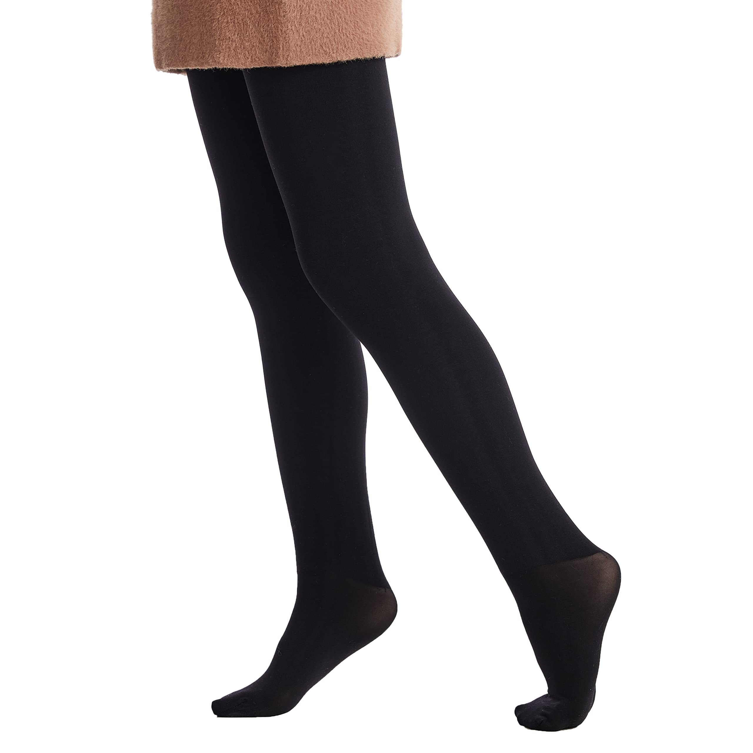 FrolaGirls' 300 Denier Opaque Warm Fleece Lined Tights - Thermal Winter Tights