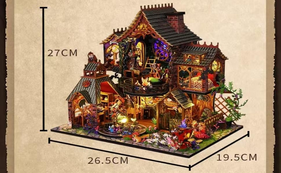 Amazon.co.jp: FSEARRT ドールハウス 手作りキットセット ミニチュア  