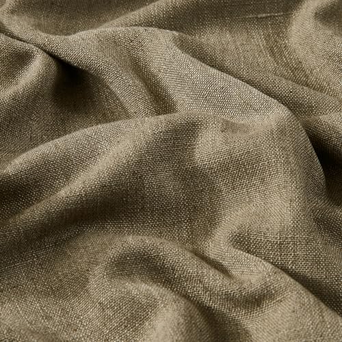Image of Vision Home Brown Pinch Pleated Full Blackout Curtains Linen Blended Room Darkening Window Curtains 63 inch for Living Room Bedroom Thermal Insulated Pinch Pleat Drapes with Hooks 2 Panel 40 inch Wx63 L