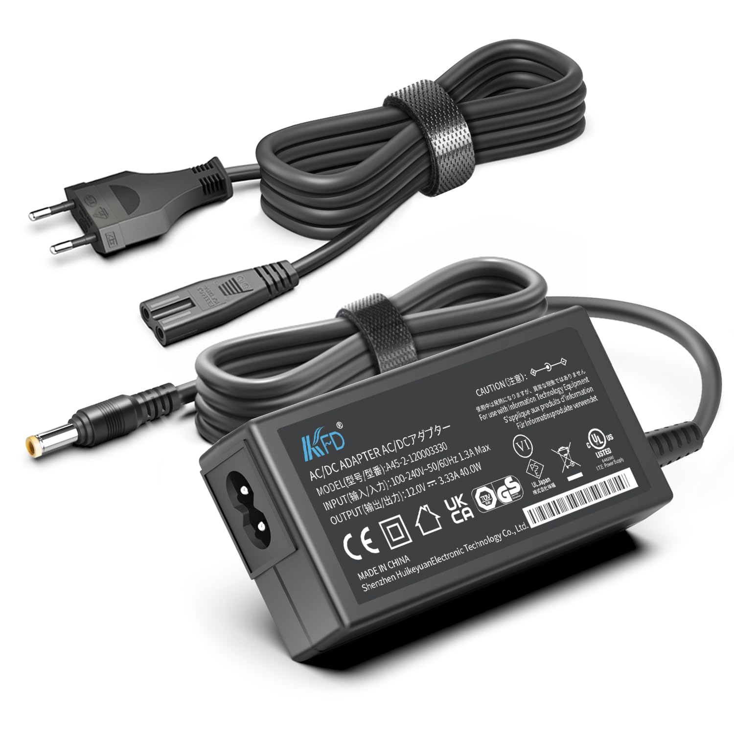 KFD Alimentatore adattatore caricatore 12 V per Sony VR2 Sony PS4 PlayStation 4 PSVR2 PSVR ADP-36NH A CUH-ZAC1 CUH-ZVR2 BT Cuffie YouView+ HUMAX Spectrum DC12V PlayStation