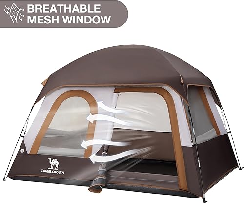 Miniatura 2 de CAMEL CROWN 46 Person Tent Waterproof Lightweight Portable Backpacking Tent for Outdoor Camping Hiking