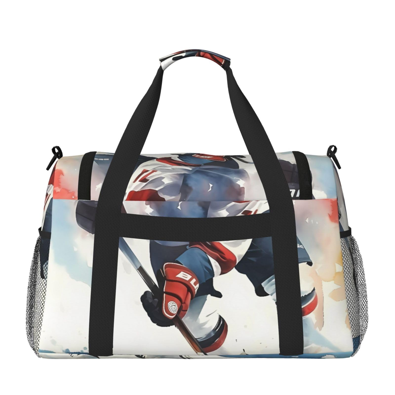 Sac de sport de hockey sur glace résistant à l'eau, sac de voyage, sac de sport, sac fourre-tout de sport et week-end pour homme et femme