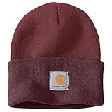 Carhartt Men's Knit Cuffed Two-Tone Beanie, Sable