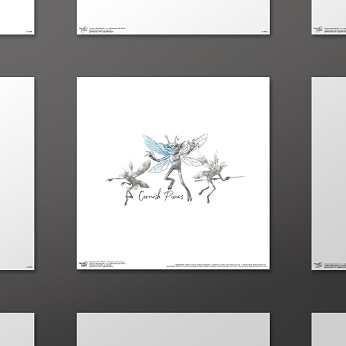 Miniatura 2 de Trends International Gallery Pops Harry Potter - Arte de pared Glimmer Cornish Pixies, versión sin marco, 12 x 12 pulgadas