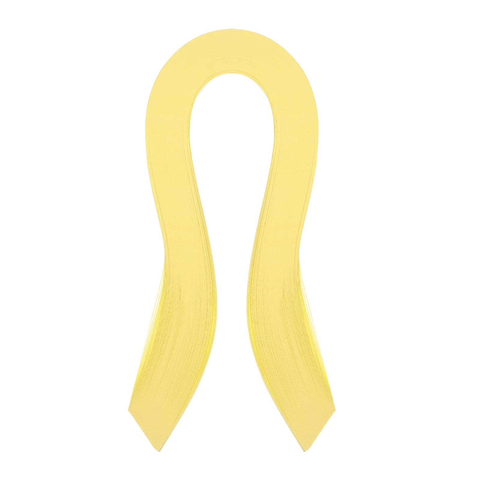 PATIKIL Quilling Strips Paper 120pcs 1/16"(1.5mm) 39cm Origami Paper Quilling Strip for Art DIY Hand Craft Christmas Light Yellow