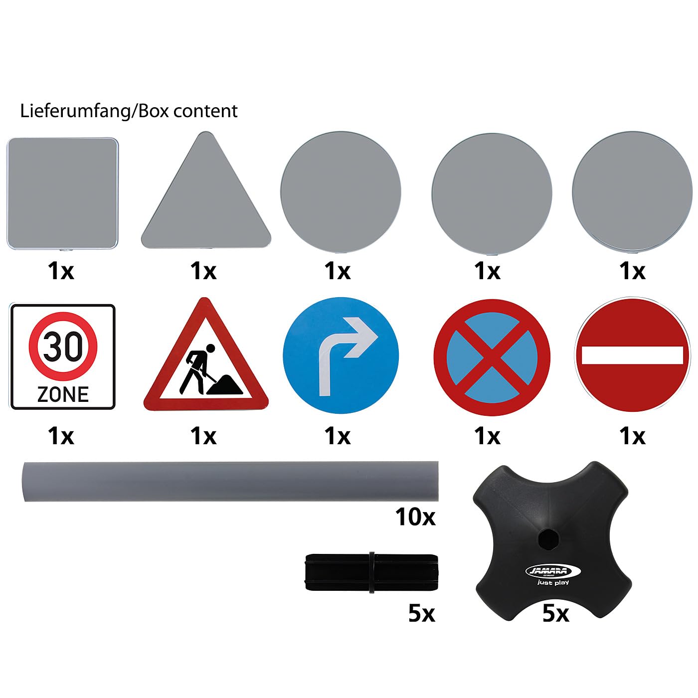 Jamara - 460293 - Véhicule - Trafic - Set - Grand B