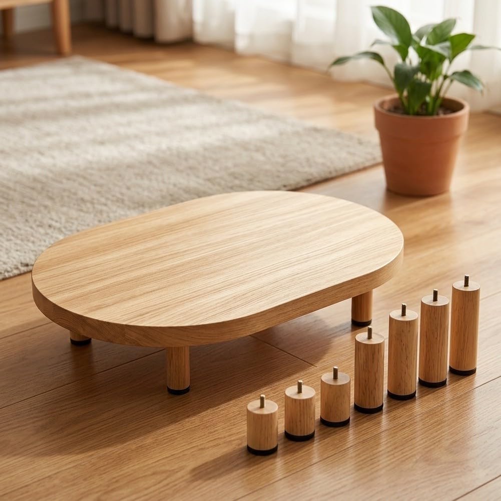 Comedero Gato Elevado Madera 34cm Anti-vómitos