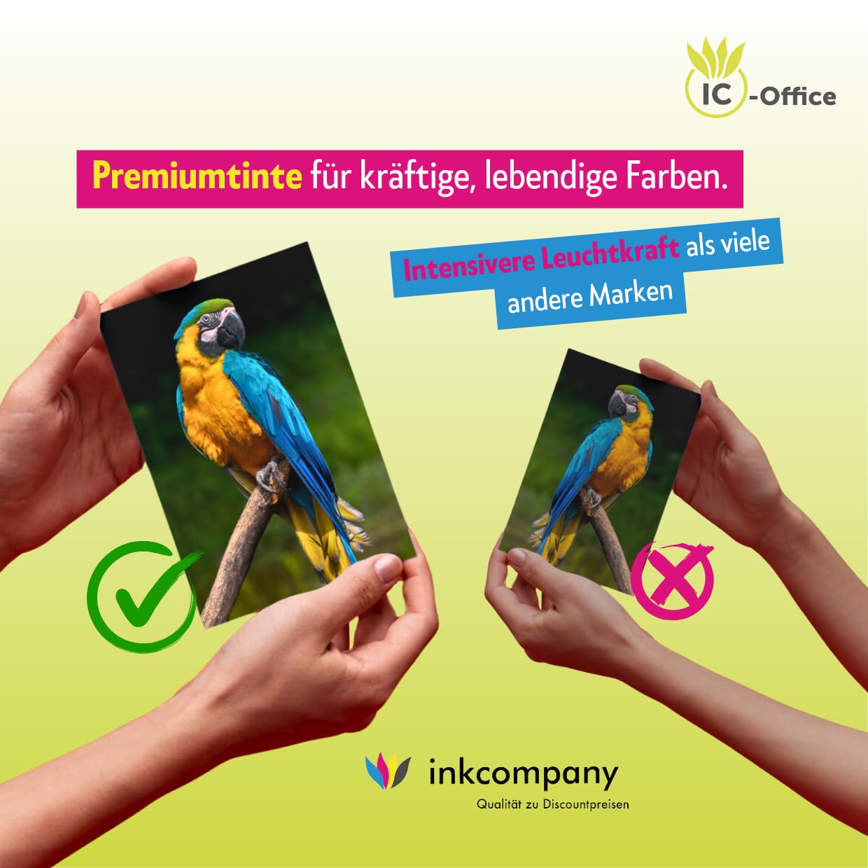 IC-Office iX6850 - Impresora de inyección de tinta color DIN A3+ (impresora de oficina, impresión fotográfica, impresión de texto, 9600 x 2400 DPI, WiFi, Wi-Fi, USB, impresión directa, aplicación