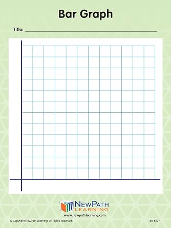 NewPath Dot-to-Dot & Bar Graph Graphic Organizers, Set/10 - Laminated, Double-Sided, Full Color, 9" x 12" 68-8507