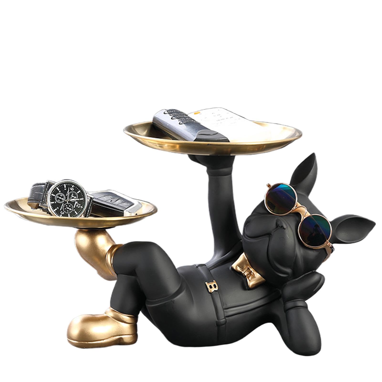 Hund Schlüsselanhänger - Hundetablett Skulptur Schlüsselanhänger