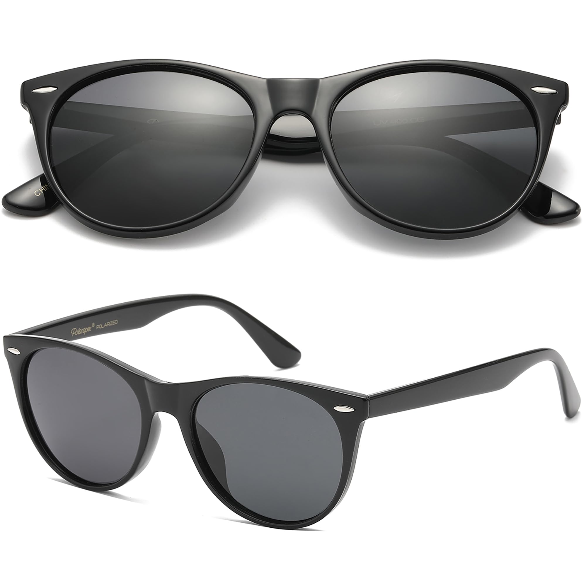 PolarSpex Polarized Sunglasses for Women Retro Classic Cateye Sunglasses for Women, UV Protection for Driving & Fishing