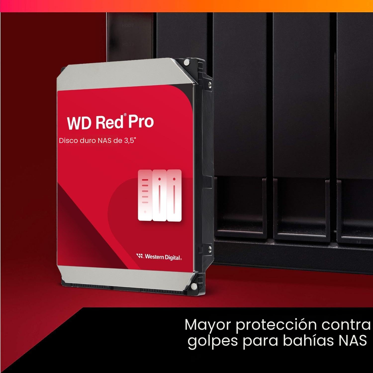 WD Red Pro 8TB 3.5'' NAS Disco Duro Interno - 7200 RPM