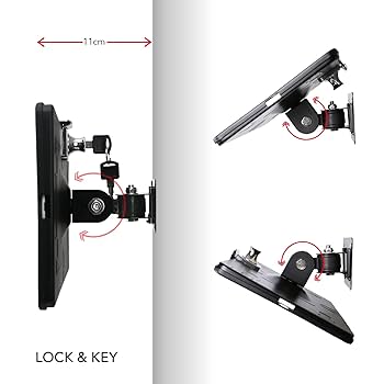 9.7''iPad (6th,5th,Gen.,Air 1&2,Pro)壁掛け Amazon.com: WeSTRUGGLE On Wall Mount Bracket for iPad 9.7