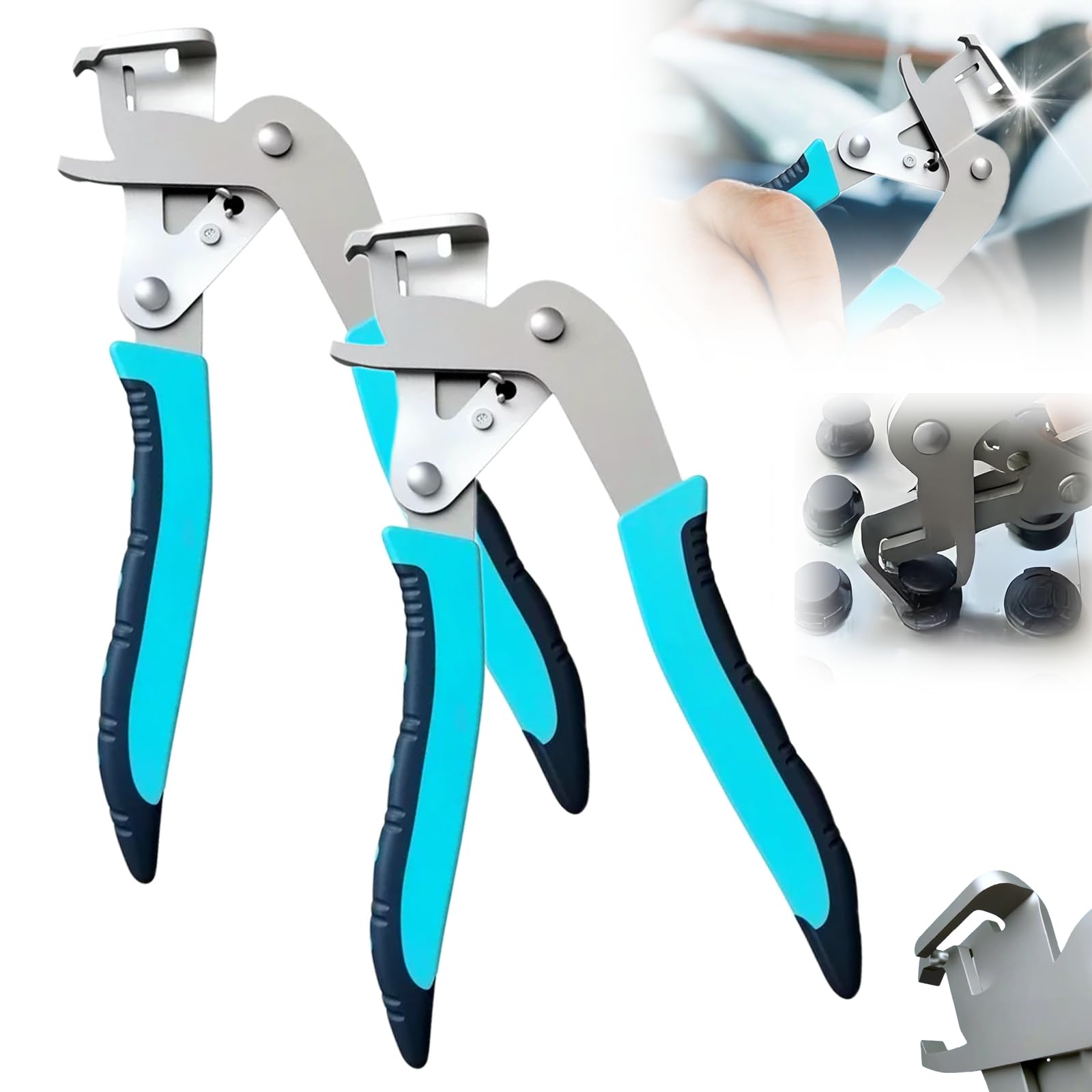 Car Clip Pliers and Disassembly Tools, 2025 New Auto Plastic Clip Pliers, Efficient Multi-functional Automotive Snap Plier, Easy to Remove Fasteners,