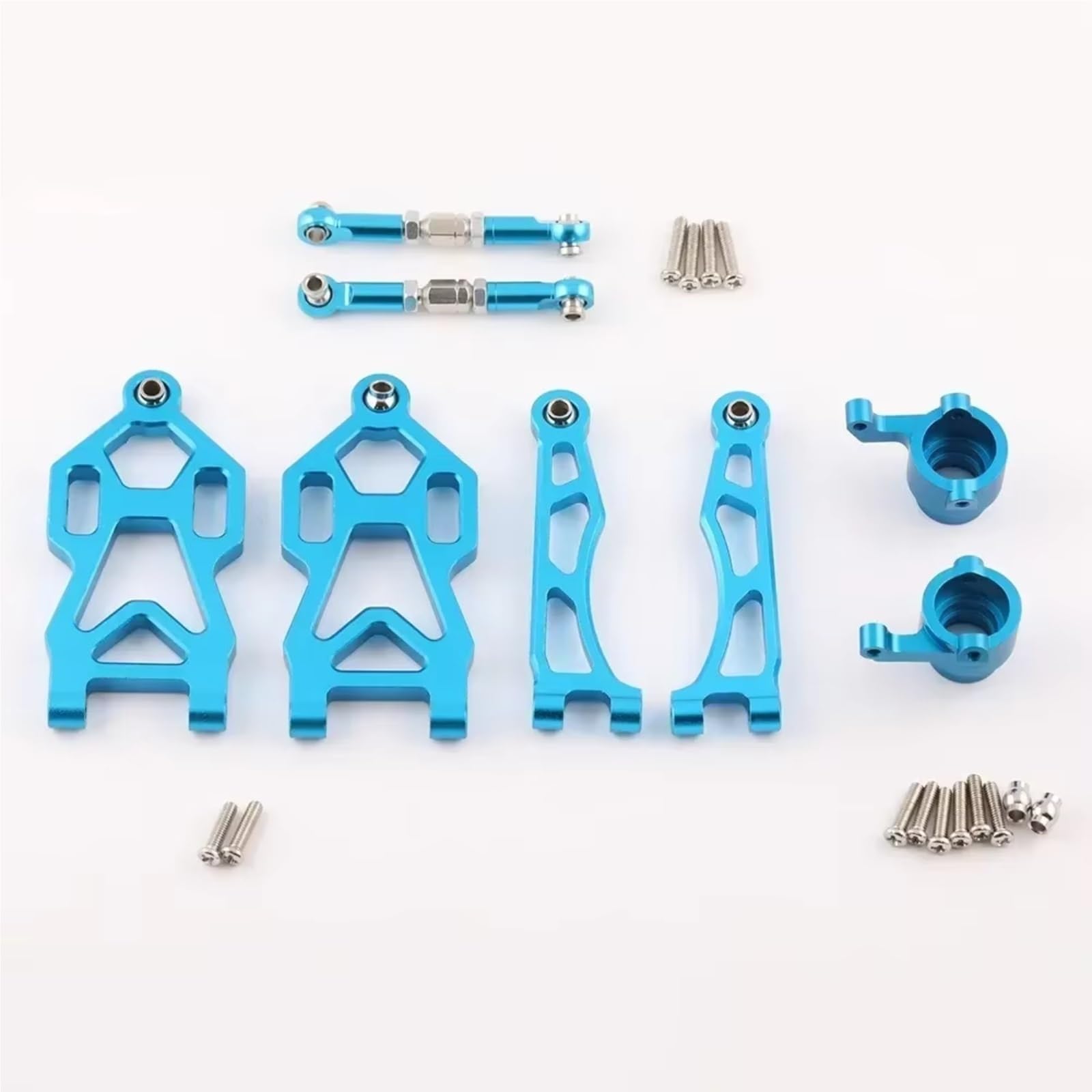 For SCY SG116 MAX SG116 PRO 1/16 Model Aluminum Alloy Upgrade Parts Kit RC Car Accessories Crawler Truck For Buggy Models Parts(4 PCS-blue)