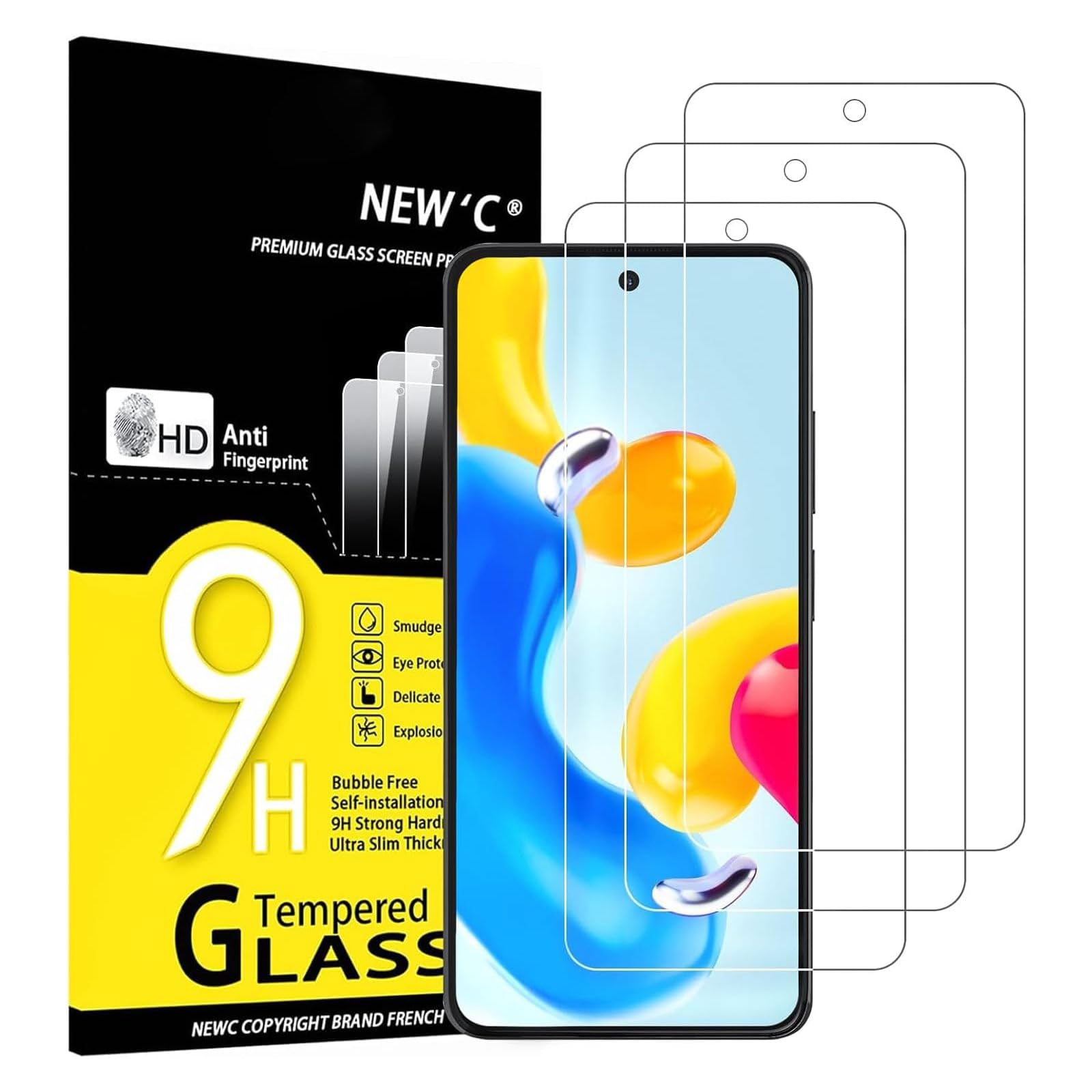Anti Spy Pellicola Protettiva in Vetro Temperato per Xiaomi Redmi Note 11/ Note 11s 4G, Anti-Peeping Privacy Protezione Schermo, Anti-Spia Durezza 9H Protettiva Film,Privacy 3D Protezione Schermo