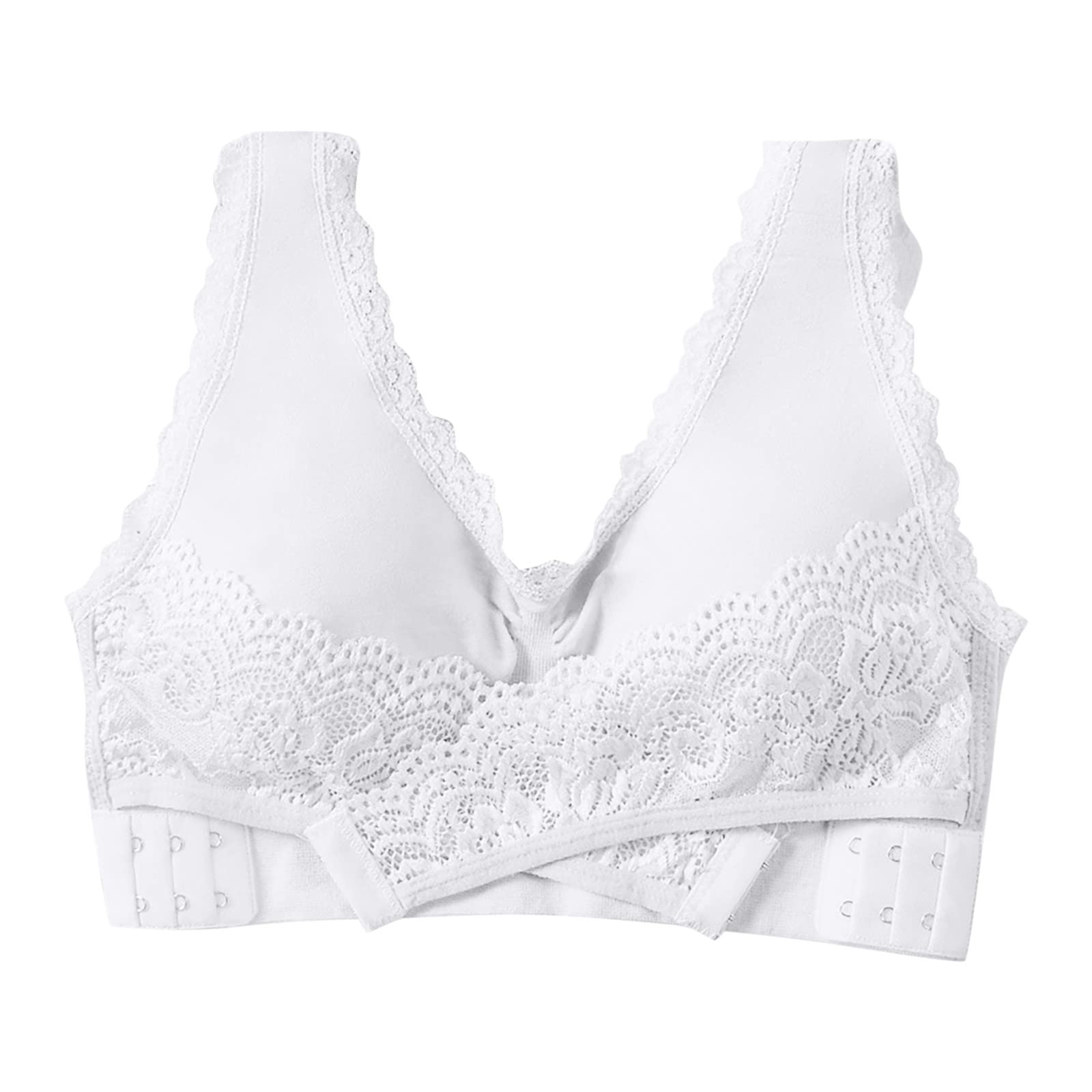 Womens Bra Push up Bras for Older Women Comfortable Bras for Women Comfy Corset Bra Front Cross Side
